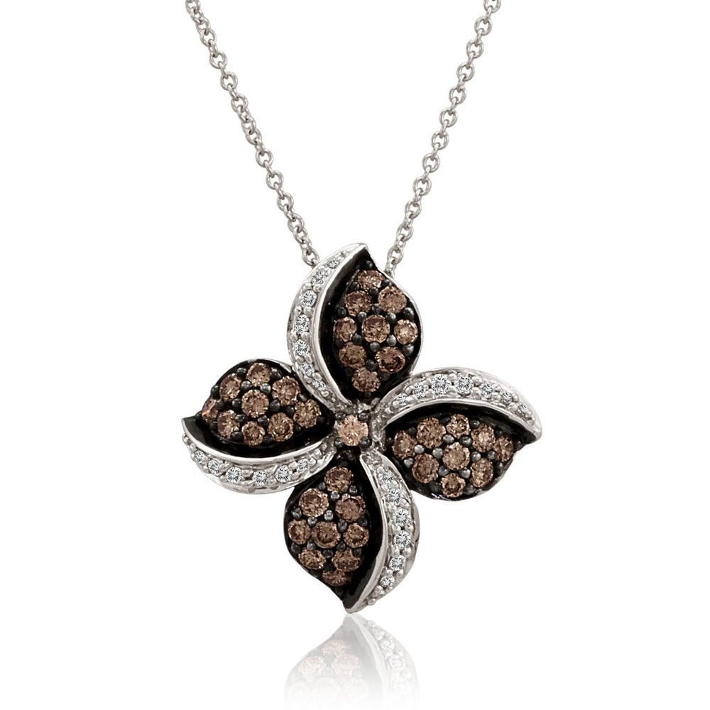 Grand Sample Sale Pendant featuring Chocolate Diamonds Vanilla Diamonds